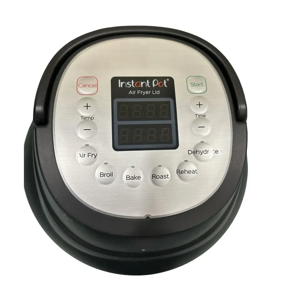 Instant Pot Air Fryer Lid 6 Qt 5.7L Black Digital Multi-Cooker with Booklet